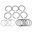 Afbeeldingen van Prox Piston Ring Set CR125 '81-9154.00