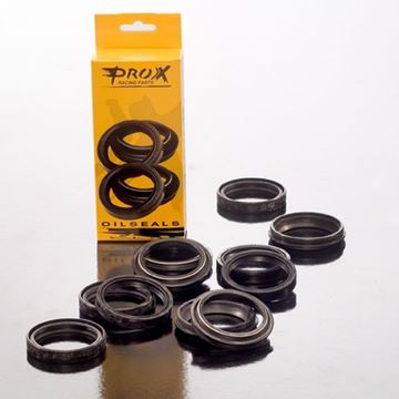 Afbeeldingen van Prox Frontfork Seal and Wiper Set KX125/250/500 '89-9041 x 53 x 9