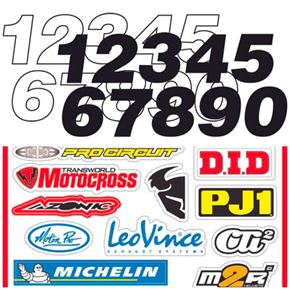 Afbeelding voor categorie Stickers Cijfers en Logos