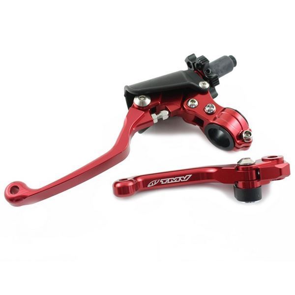 Afbeelding van 172145RETMV Folding Lever Set CRF 07-.. Red