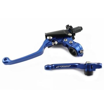 Afbeeldingen van 172146BUTMV Folding Lever Set YZ+F OLD KX+F RM+Z Blue