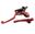 Afbeeldingen van 172146RETMV Folding Lever Set YZ+F OLD KX+F RM+Z Red