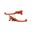 Afbeeldingen van 172148ORTMV Folding Lever Set KTM Brembo SXF 06-13 Orange