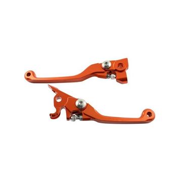 Afbeeldingen van 172148ORTMV Folding Lever Set KTM Brembo SXF 06-13 Orange