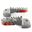 Afbeeldingen van 172610TMV Footpegs KTM Steel With Orange Aluminium U-plate