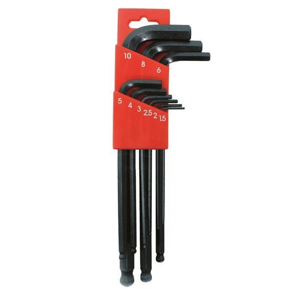 Afbeelding van 172733TMV Hex Key Set 9 PCS (1,5=> 10)