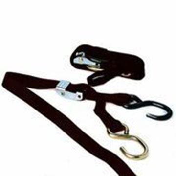 Afbeeldingen van 172798TMV Tiedowns 1,5" Black (2pcs) Brede sterke uitvoering