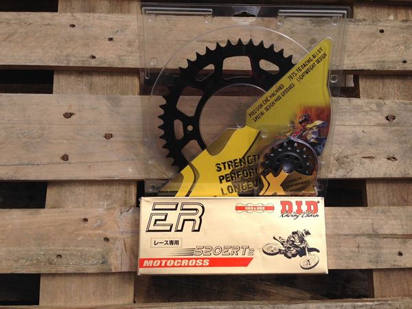 Afbeelding van Kettingset vanaf 125cc met did ert2 ketting