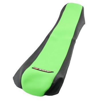 Afbeeldingen van 274112TMV Seatcover KX250/450F 09-.. Black/Green Top