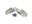 Afbeeldingen van ZAP E-Peg footpegs CR/CRF 02- silver