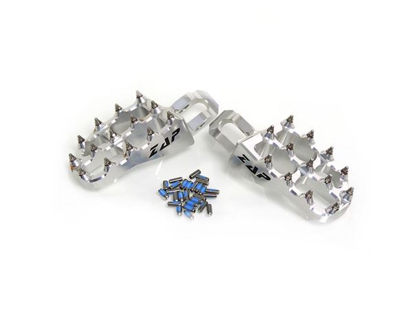 Afbeelding van ZAP E-Peg footpegs Yamaha, GAS GAS, KTM, HUSKY silver