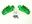 Afbeeldingen van E-Peg footpegs KX 85 Green