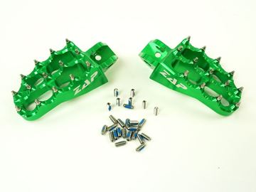 Afbeeldingen van E-Peg footpegs KX 85 Green