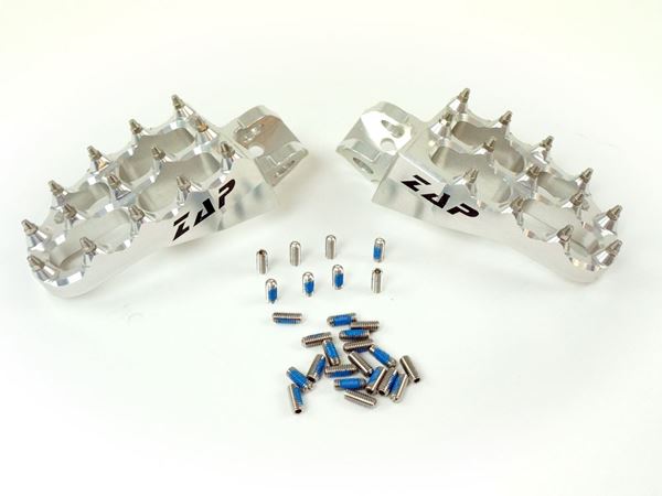 Afbeelding van E-Peg footpegs KX 85 Silver