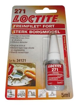 Afbeeldingen van LOCTITE 271 5ML
BORGMIDDEL STERK
