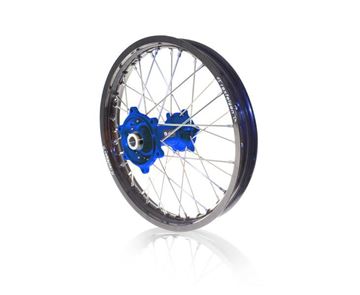 Afbeeldingen van ART complete rear wheel FC/TC 2014/2015 19x2.15 black rim/blue hub Husqvarna FC/TC