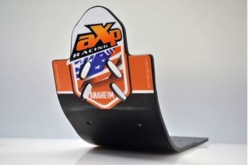 Afbeeldingen van AXP ANAHEIM BESCHERMPLAAT ZWART PHD ORANJE STICKER KTM SX-F450 2016/17
