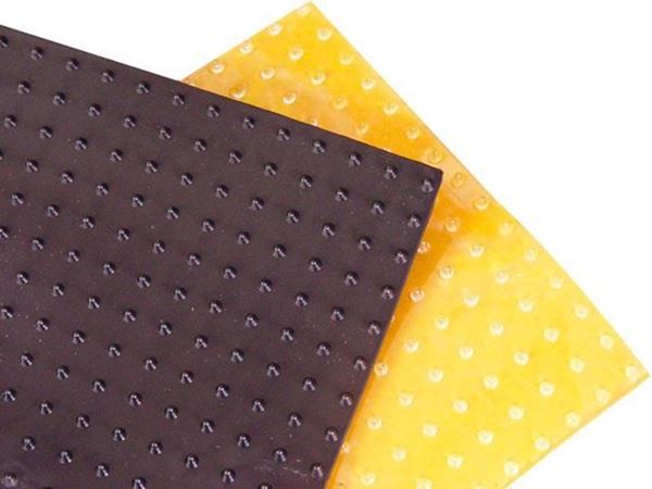 Afbeelding van ANTISLIP VEL AFM : 25X18CM / SET VAN 3 ZWART