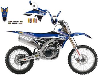 Afbeeldingen van DECAL KIT BLACKBIRD REPLICA 2016 YAMAHA YZ125/250 15-2016 FACTORY RACING
