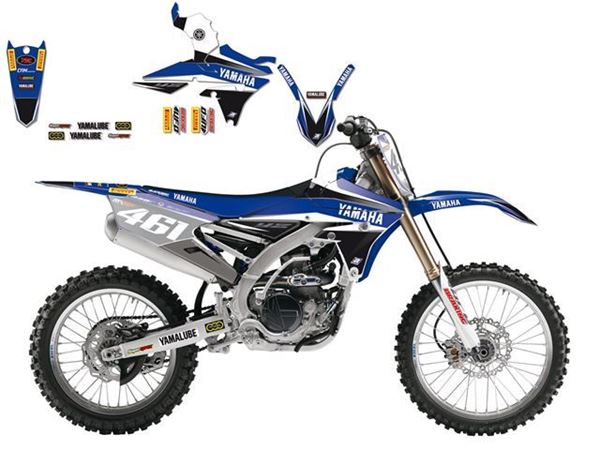 Afbeelding van DECAL KIT BLACKBIRD REPLICA 2016 YAMAHA YZ125/250 15-2016 FACTORY RACING