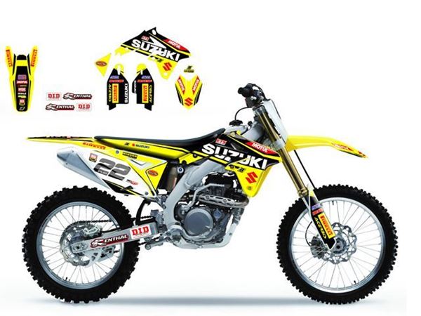 Afbeelding van DECAL KIT BLACKBIRD REPLICA 2016 SUZUKI RM-Z250 10- MXGP