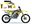 Afbeeldingen van DECAL KIT MET ZADELOVERTREK BLACKBIRD REPLICA 2016 SUZUKI RM125/250 01-08 MXGP