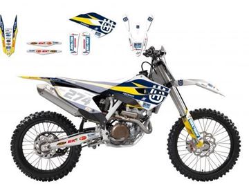 Afbeeldingen van DECAL KIT BLACKBIRD REPLICA RICCI RACING HUSQVARNA TC/TE/FC/FE 125 &+ 14-15