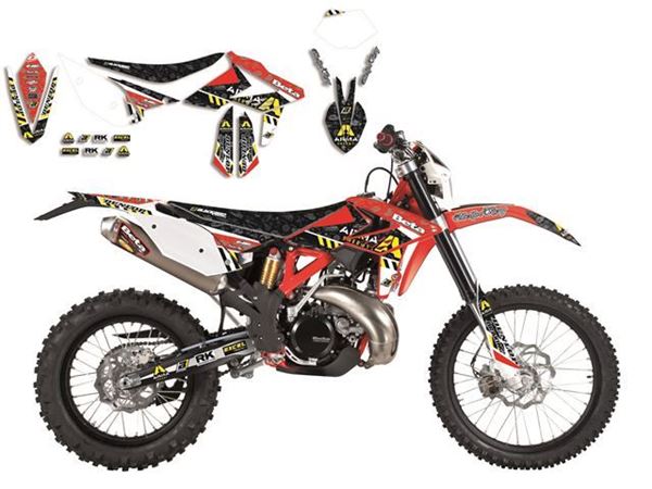 Afbeelding van GRAPHIC KIT+ZADELOVERTREK ARMA ENERGY BETA RR 2T/4T 13-15
