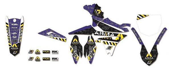 Afbeelding van GRAPHIC KIT ARMA ENERGY YAMAHA YZ 125-250 96-01
