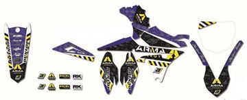 Afbeeldingen van GRAPHIC KIT ARMA ENERGY YAMAHA YZ 125-250 02-14