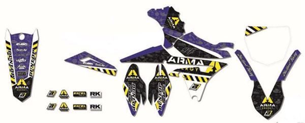 Afbeelding van GRAPHIC KIT ARMA ENERGY YAMAHA YZ 125-250 02-14