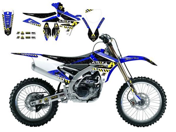 Afbeelding van GRAPHIC KIT+ZADELOVERTREK ARMA ENERGY YAMAHA YZ 125-250 96-01