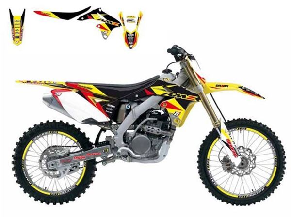 Afbeelding van GRAPHIC KIT+ZADELOVERTREK SUZUKI SUZUKI DRZ400 00-13/DREAM GRAPHIC III
