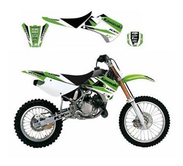 Afbeeldingen van GRAPHIC KIT+ZADELOVERTREK KAWA KX65 00-13/DREAM GRAPHIC III