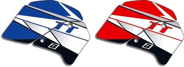 Afbeelding van GRAPHIC KIT ROOD YAMAHA TT350 87-96 DREAM GRAPHIC