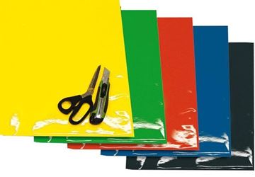 Afbeeldingen van GEEL STICKERVEL AFM : 47X33CM / SET VAN 3