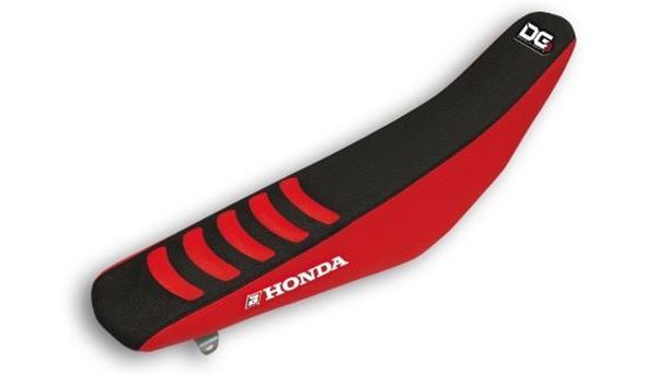 Afbeelding van BLACKBIRD Double Grip 3 Seat Cover Red/Black Honda CRF250R/450R