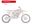 Afbeeldingen van ZADELOVERTREK BLACKBIRD LINEAR HONDA CRF250R 14-16/450R 13-16 ROOD WIT