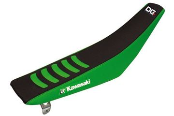 Afbeeldingen van ZADELOVERTREK BLACKBIRD DOUBLE GRIP3 KAWASAKI KX85 14-16 ZWART GROEN