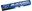 Afbeeldingen van STUURROL BLAUW BLACKBIRD L245MM VOOR STUUR MET STANG