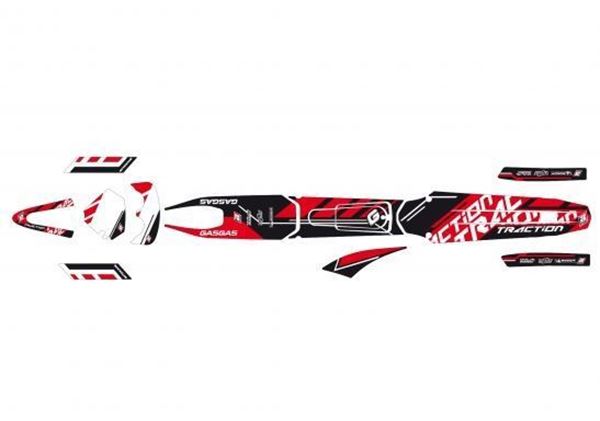 Afbeelding van GRAPHIC KIT TRACTION GASGAS TXT PRO 125/200/250 08-10