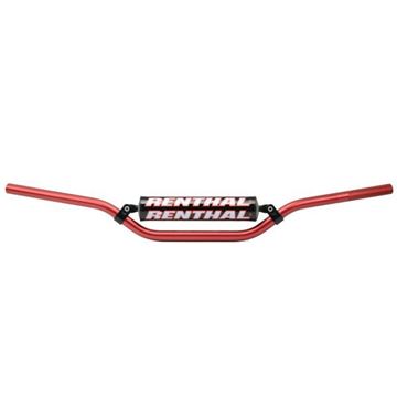 Afbeeldingen van Renthal Handleb+Pad YZ85 02-.. CRF150 07-.. Mini Racer Red