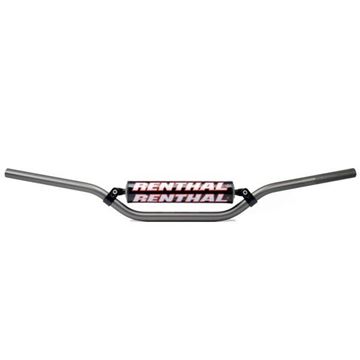 Afbeeldingen van Renthal Handlebar+Pad YZ/F 2002 CR125/250 00-01 Grey