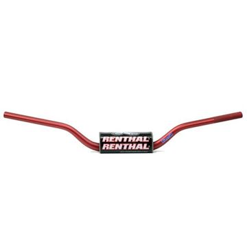 Afbeeldingen van Renthal Fatbar Low SX+F RM+Z 06-.. Red