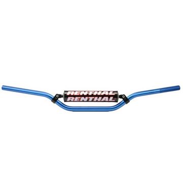 Afbeeldingen van Renthal Handlebar+Pad YZ+F 97-01+2003-.. Blue
