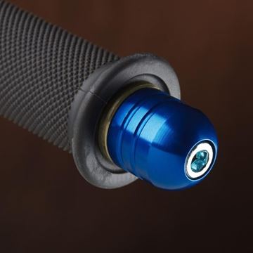 Afbeeldingen van Renthal Handlebar End Plugs Blue (2pcs)