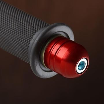 Afbeeldingen van Renthal Handlebar End Plugs Red (2pcs)
