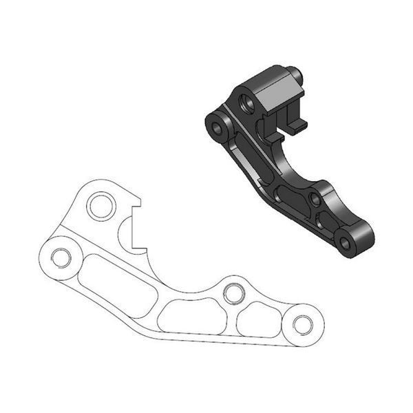 Afbeelding van MMT Oversize 260 Adapter YZ250F 01-06 YZ450F 01-07