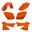 Afbeeldingen van AC 0007526.010.098<>PLASTIC KITS KTM EXC 03 + SX 03