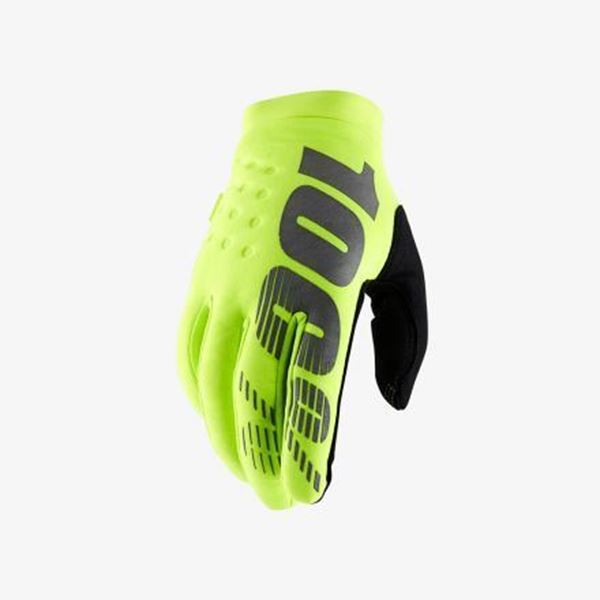 Afbeelding van 100% Handschoen Brisker - Yellow